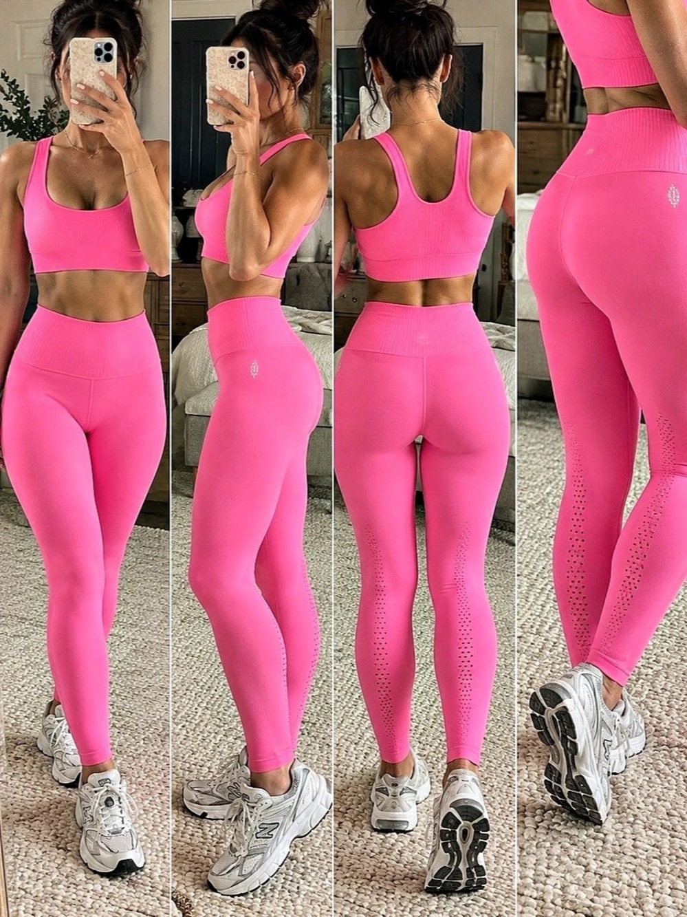 Free People Pink Workout Leggings Size XS S